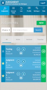 Main Judgments Mobile